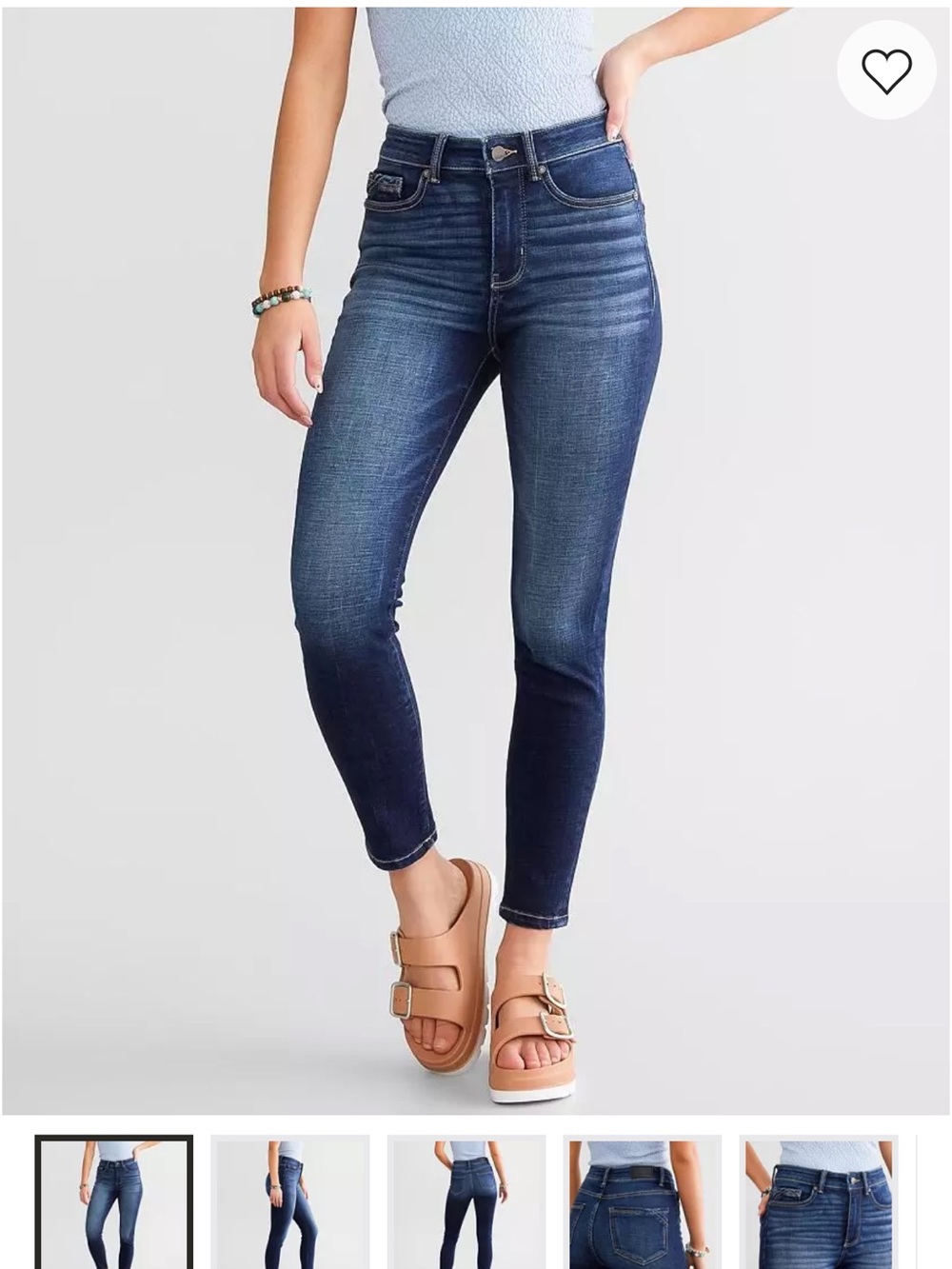 Buckle Black High-Rise Skinny Jeans